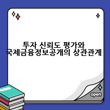 투자 신뢰도 평가와 국제금융정보공개의 상관관계