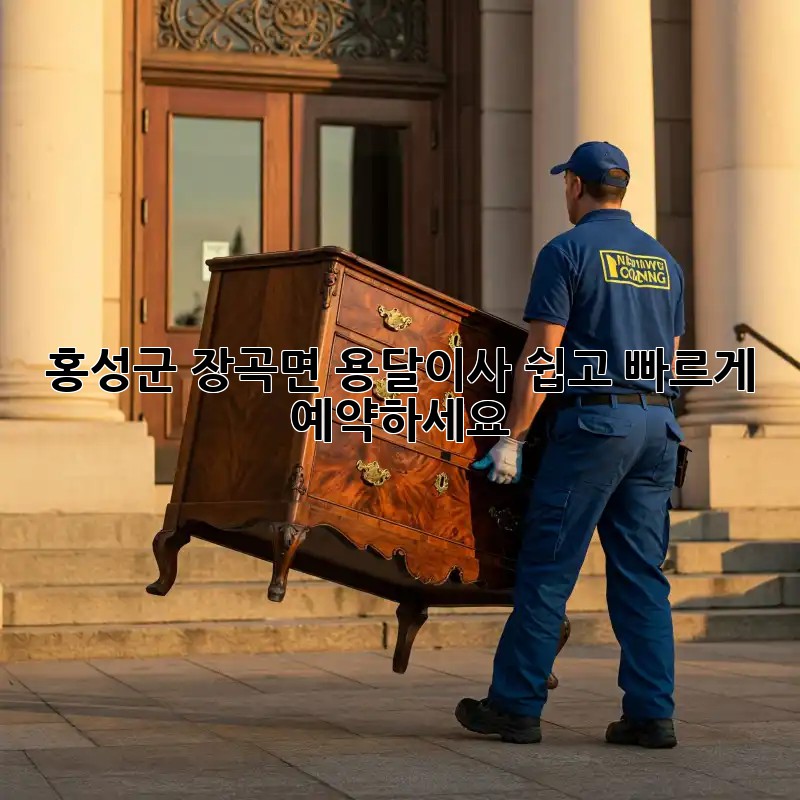 홍성군 장곡면 용달이사, 쉽고 빠르게 예약하세요!