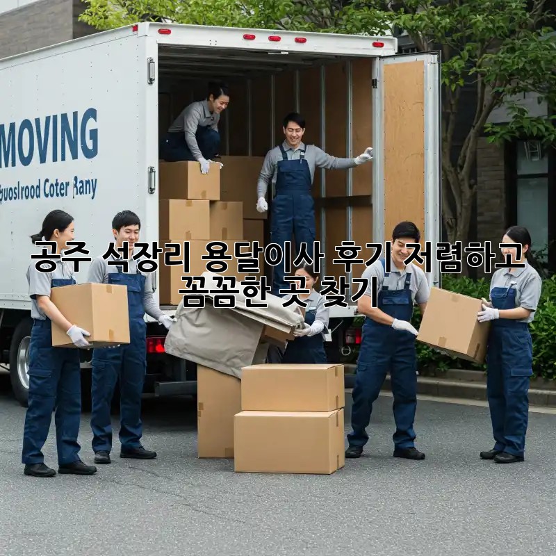 공주 석장리 용달이사 후기🏠: 저렴하고 꼼꼼한 곳 찾기!