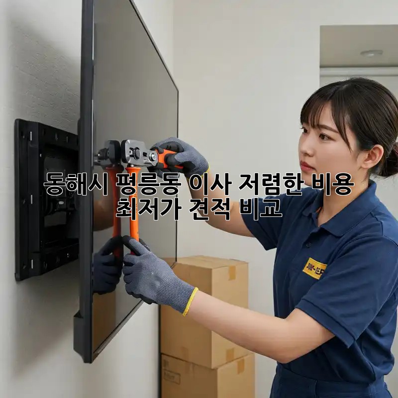 동해시 평릉동 이사 저렴한 비용 최저가 견적 비교! 🚛🏠