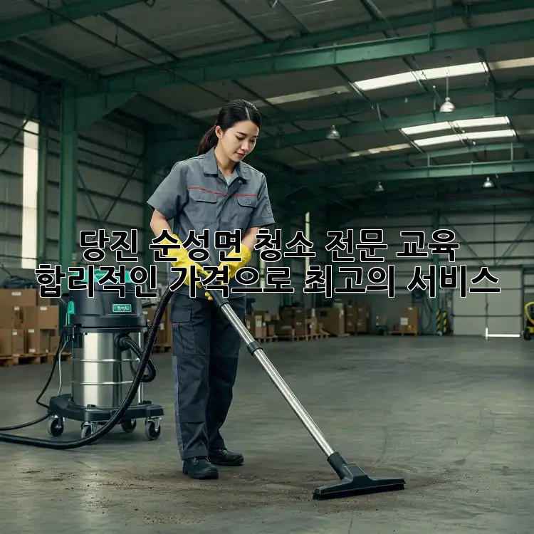 당진 순성면 청소 전문 교육: 합리적인 가격으로 최고의 서비스!